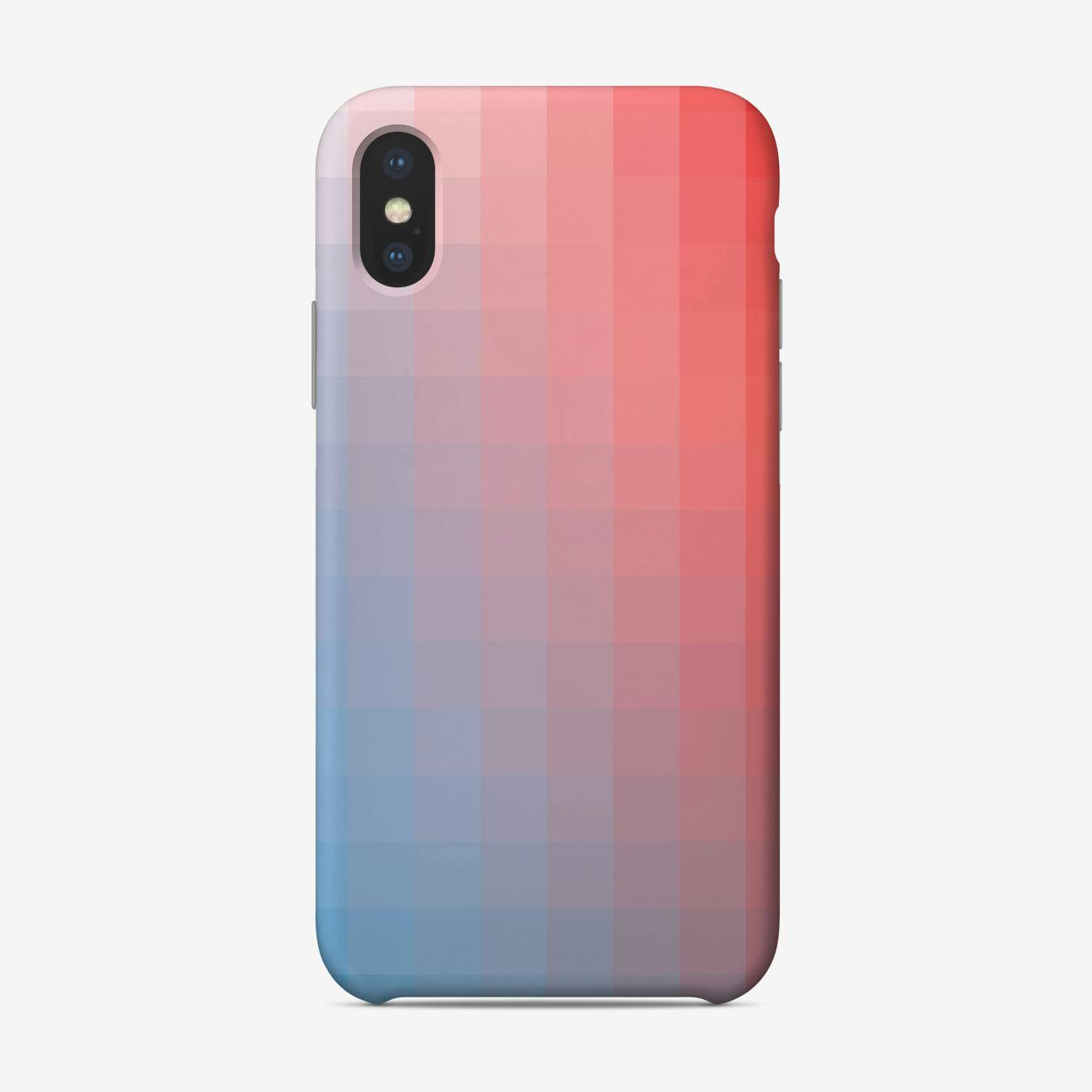 Lumen 15 Red White And Blue Gradient Iphone Phone Case by